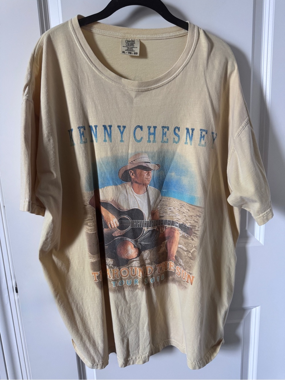 Kenny Chesney Band Tour 2018 T-Shirt-Yellow-XL